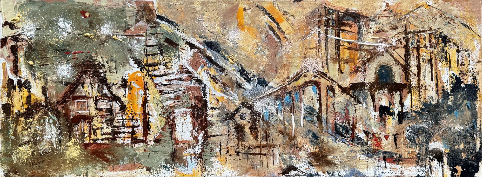 Featured painting by Boryana Cherganova